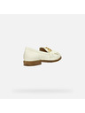 Geox Cremefarbene Damen-Mokassins Geox Prometya