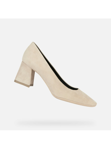 Geox Cremefarbene Damen-Pumps Geox Giselda