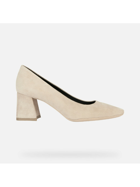 Geox Cremefarbene Damen-Pumps Geox Giselda