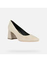 Geox Cremefarbene Damen-Pumps Geox Giselda
