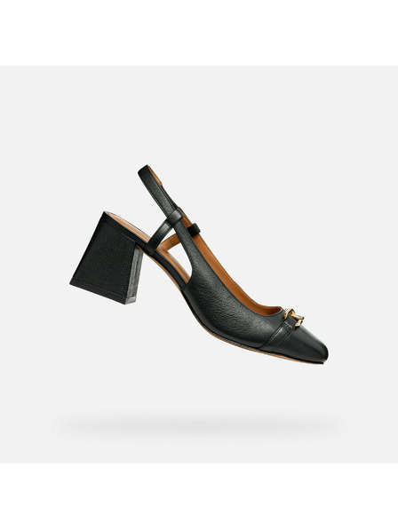 Geox Schwarze Damen-High-Heel-Schuhe Geox Coronilla