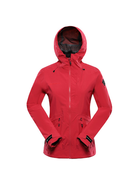 ALPINE PRO Damen Wasserdichte Jacke mit PTX-Membran ALPINE PRO ZARRA Himbeere