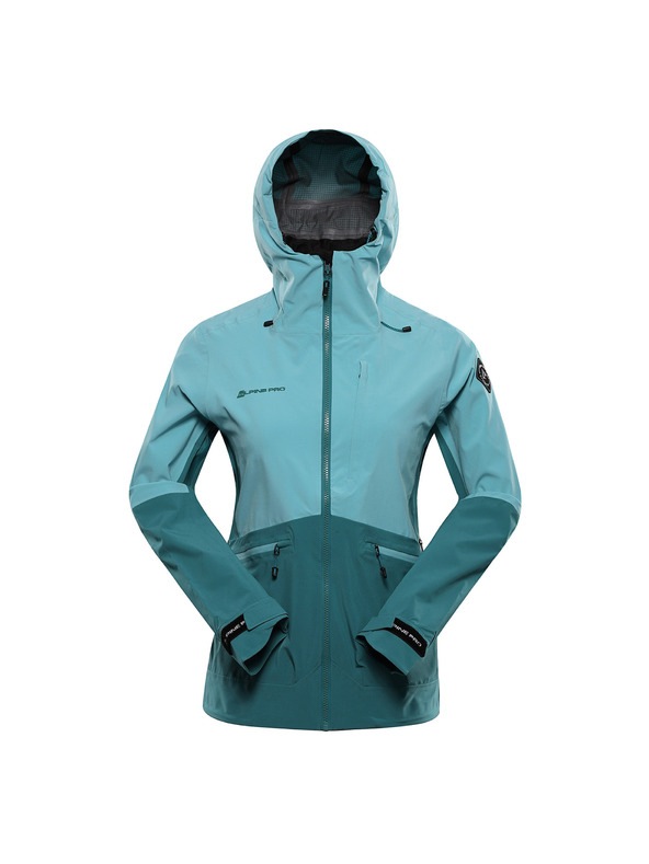 ALPINE PRO Damen Wasserdichte Jacke mit PTX-Membran ALPINE PRO ZARRA aqua sea