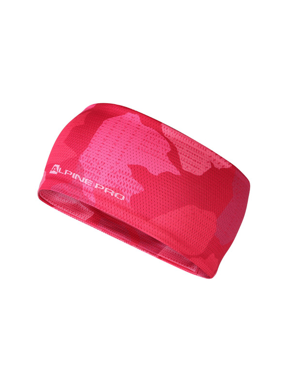 ALPINE PRO Schnelltrocknende Sportliche Stirnband ALPINE PRO MUSA 2 neon knockout pink varianta pa