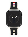 Anne Klein Silikon-Schwarz-Creme-Armband Anne Klein für Apple Watch 38/40/41