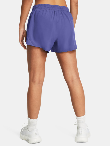 Under Armour Damen-Shorts Under Armour UA Fly By 3'' Shorts-PPL