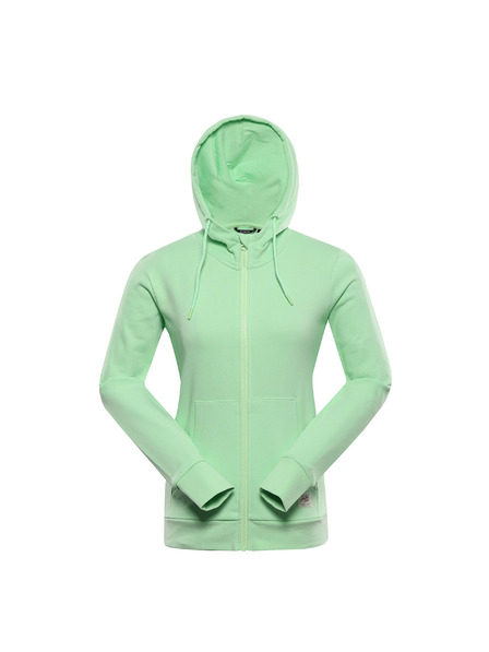 ALPINE PRO Damen-Baumwoll-Sweatshirt ALPINE PRO LOKKA paradise green