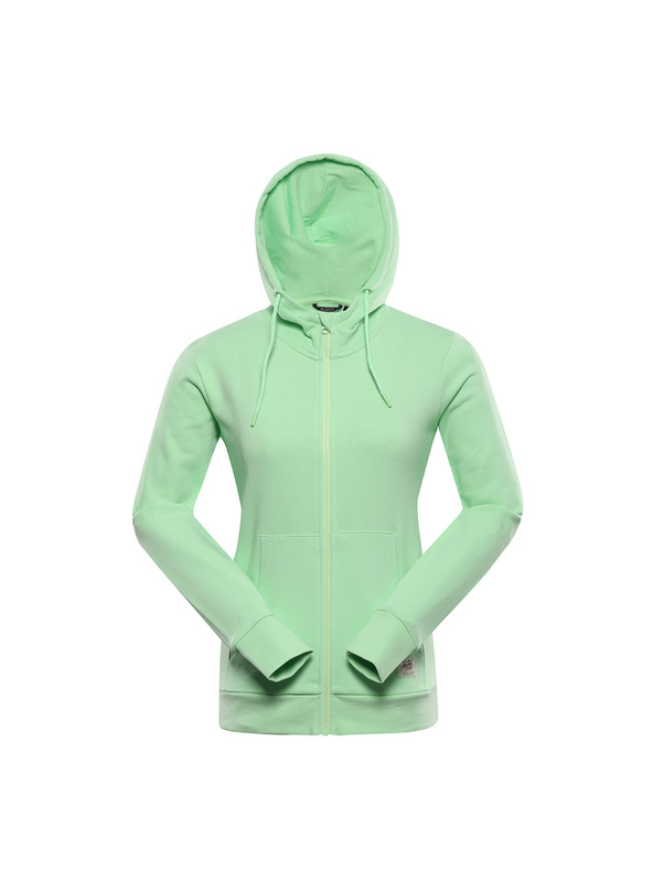 ALPINE PRO Damen-Baumwoll-Sweatshirt ALPINE PRO LOKKA paradise green