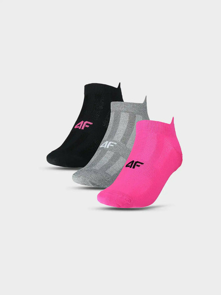 4F Damen-Socken 4F 3er-Pack
