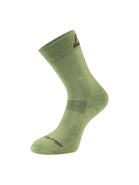 ALPINE PRO Antibakterielle Merino-Wollsocken ALPINE PRO ERATE turtle green