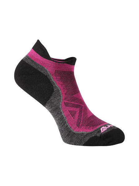 ALPINE PRO Merino-Woll-Knöchelsocken ALPINE PRO WERDE neon pink