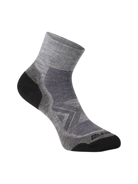 ALPINE PRO Antibakterielle Merino-Wollsocken ALPINE PRO DERERE grau