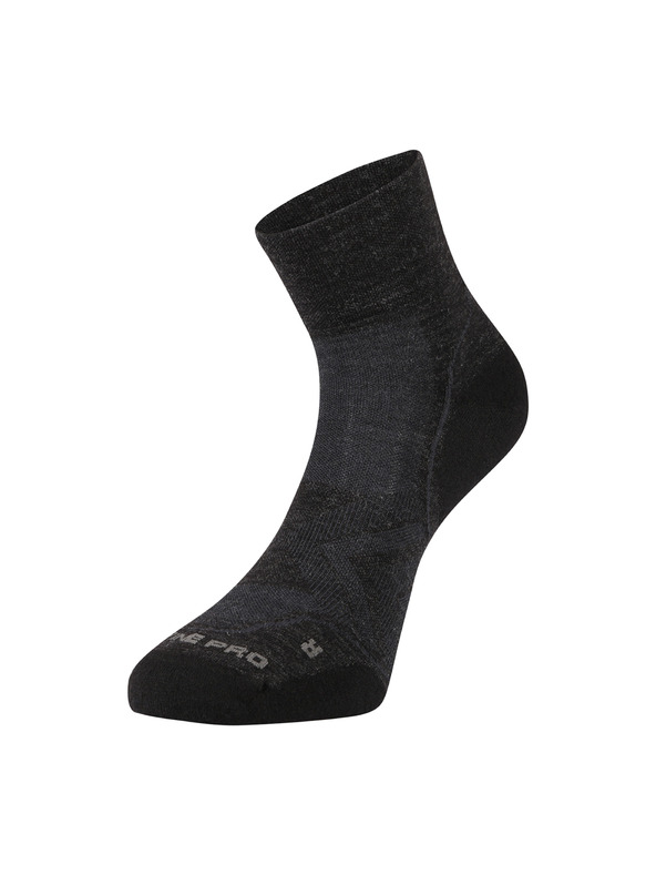 ALPINE PRO Antibakterielle Merino-Wollsocken ALPINE PRO DERERE schwarz