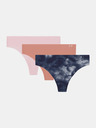 Under Armour Damen-Unterwäsche Under Armour UA Pure Stretch NS Nov THONG (3er-Pack)