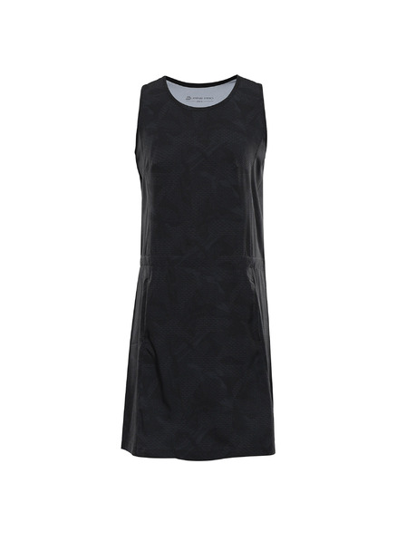 ALPINE PRO Damen-Schnelltrocknendes Kleid mit Cool Dry ALPINE PRO COLEENA 2 black varianta pc
