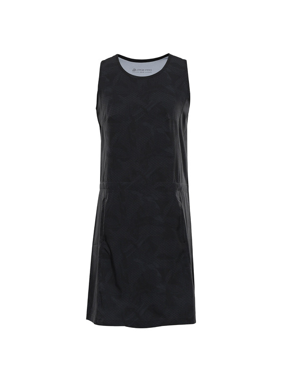 ALPINE PRO Damen-Schnelltrocknendes Kleid mit Cool Dry ALPINE PRO COLEENA 2 black varianta pc
