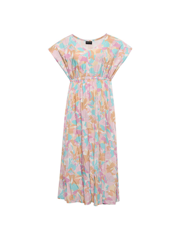 ALPINE PRO Damen-Sommerkleid ALPINE PRO NIEWA creme varianta pa