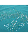 ALPINE PRO Damen-Schnelltrocknedes T-Shirt mit Cool Dry ALPINE PRO NEGA 2 bayou varianta pa