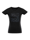 ALPINE PRO Damen-Schnelltrocknedes T-Shirt mit Cool Dry ALPINE PRO NEGA 2 black varianta pa