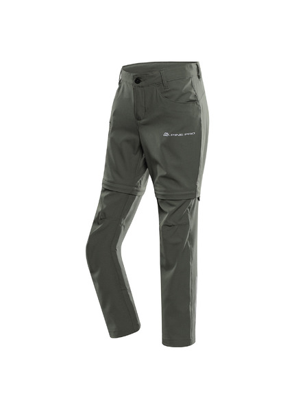 ALPINE PRO Kinder-Hose mit abnehmbaren Beinen ALPINE PRO NESCO 2 olivgrün