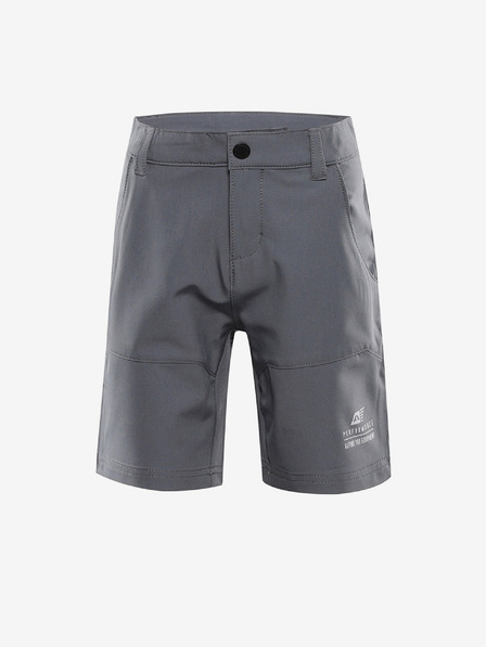 ALPINE PRO Graue Kinder-Softshell-Shorts ALPINE PRO Bako