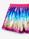 Desigual Rosa und blaue Metallic-Shorts für Mädchen Desigual Nature