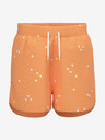 name it Orange gemusterte Shorts für Mädchen name it Henny