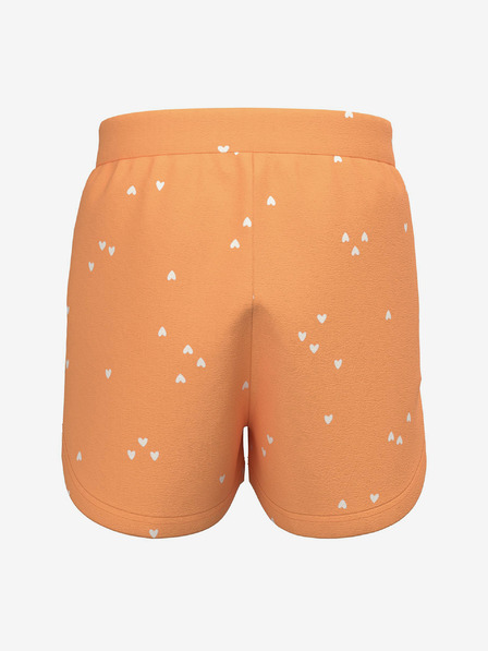name it Orange gemusterte Shorts für Mädchen name it Henny