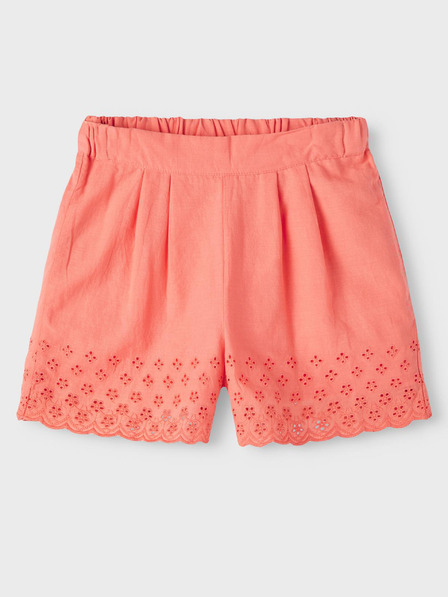 name it Korallfarbene Shorts für Mädchen Fiona