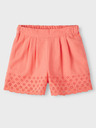 name it Korallfarbene Shorts für Mädchen Fiona