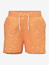 name it Orange gemusterte Shorts für Mädchen name it Henny