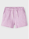 name it Hellviolette gemusterte Shorts für Mädchen name it Henny