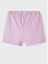 name it Hellviolette gemusterte Shorts für Mädchen name it Henny