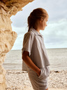 name it Hellblaue gestreifte Shorts für Mädchen name it Hatty