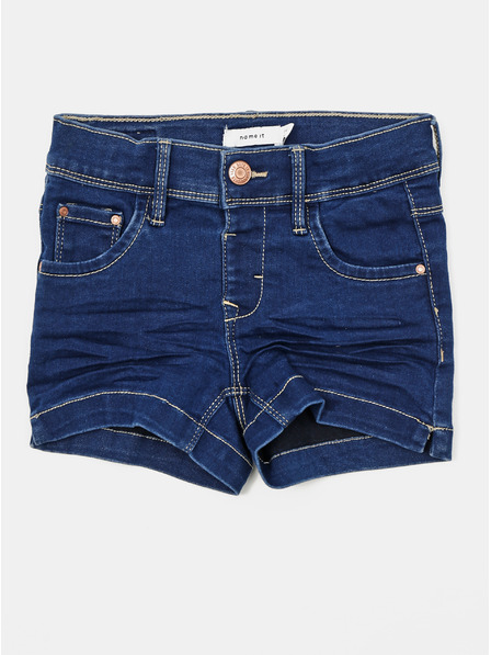 name it Blaue Jeansshorts für Mädchen name it Salli