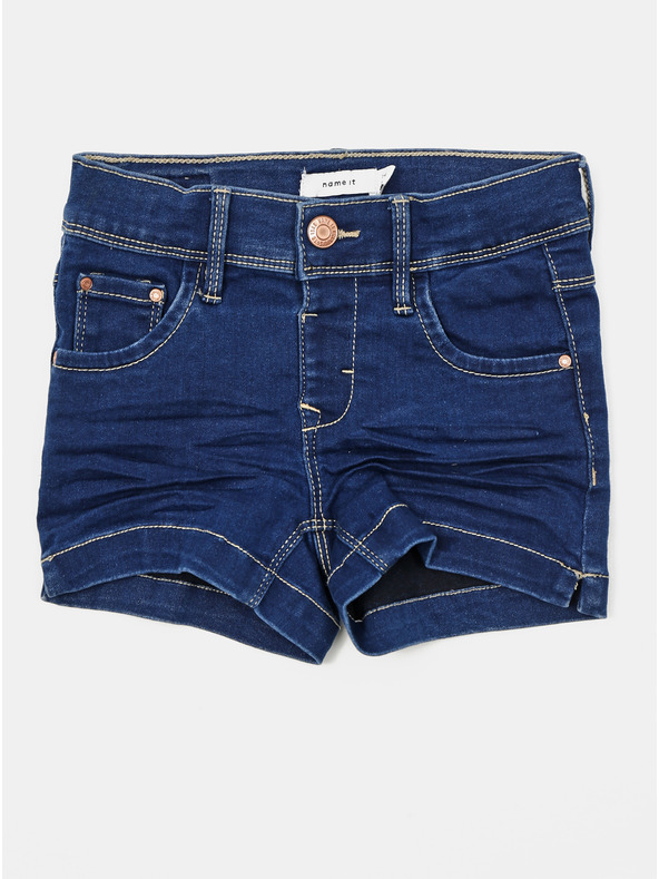 name it Blaue Jeansshorts für Mädchen name it Salli