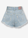 ONLY Hellblaue geblümte Denim-Shorts für Mädchen ONLY Chiara