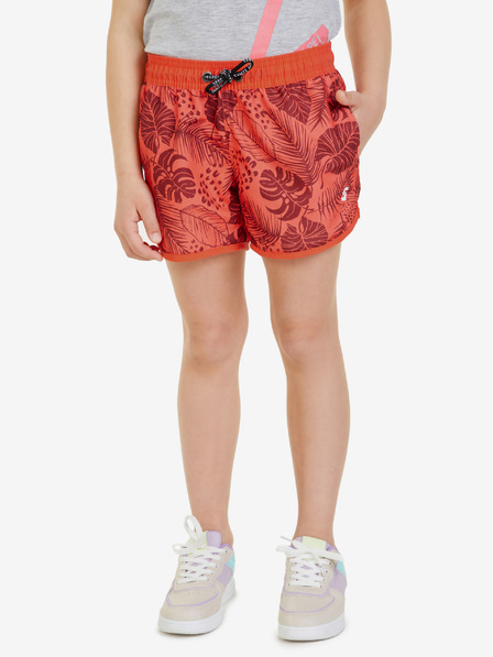 Sam 73 Orangefarbene gemusterte Shorts für Mädchen SAM 73 Milania