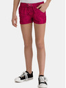 Sam 73 Rosa gemusterte Mädchen-Shorts mit Taschen SAM 73