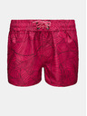 Sam 73 Rosa gemusterte Mädchen-Shorts mit Taschen SAM 73