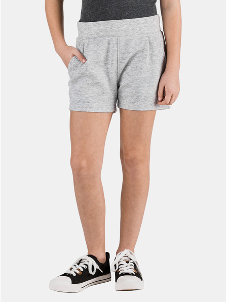 Sam 73 Hellgraue Shorts für Mädchen SAM 73