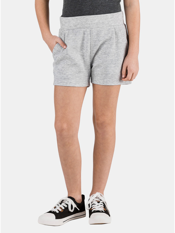 Sam 73 Hellgraue Shorts für Mädchen SAM 73