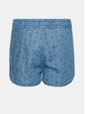 Sam 73 Blaue gemusterte Jeansshorts für Mädchen SAM 73