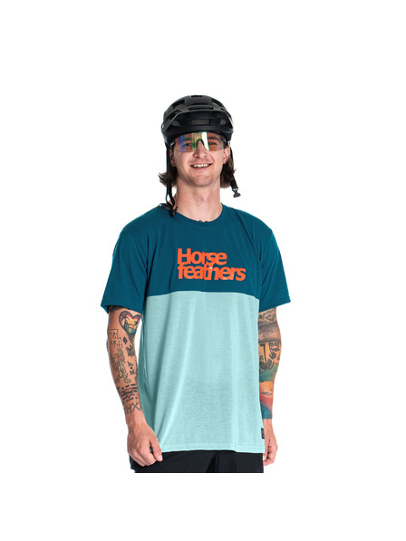 Horsefeathers Bike Shirt Fury - Sail Blue Größe L HORSEFEATHERS