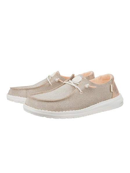 Hey Dude Damen Beige-Rosa Mokassins Hey Dude