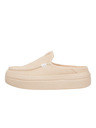 Hey Dude Damen Beige Plateaupantoffeln Hey Dude