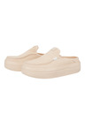 Hey Dude Damen Beige Plateaupantoffeln Hey Dude