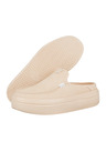 Hey Dude Damen Beige Plateaupantoffeln Hey Dude