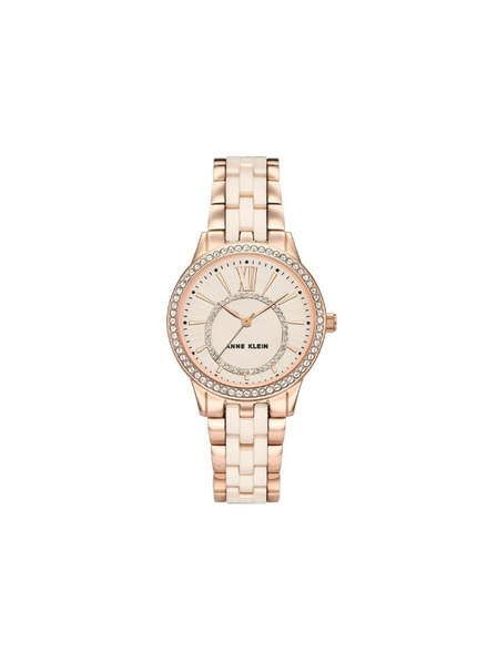 Anne Klein Roségoldene Damen-Uhr Anne Klein