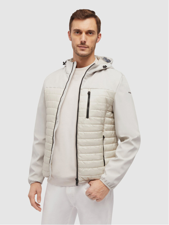 Geox Creme Herren Geox Sapienza Jacke